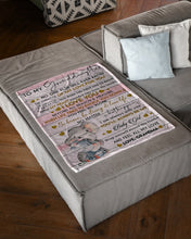 Load image into Gallery viewer, Always Be My Baby Girl Elephant Grandma Gift For Granddaughter Fleece Blanket
