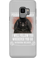 Load image into Gallery viewer, Black Pekingese Personal Stalker St. Patrick's Day Printed Mug Phone case
