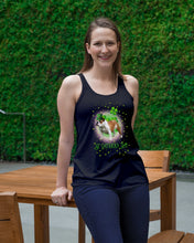 Load image into Gallery viewer, Bulldog Leprechaun Clover St Patrick's Day Gift For Dog Lovers Ladies Flowy Tank
