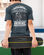 Load image into Gallery viewer, Amazing Gift For Husband She Love Me So Much Skull Guys Tee
