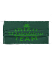 Load image into Gallery viewer, Irsih Drinking Team Green Shamrock St Patrick's Day Cloth Face Mask
