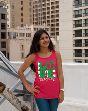 Load image into Gallery viewer, Teaching Love Clover St Patrick's Day Gift Ladies Flowy Tank

