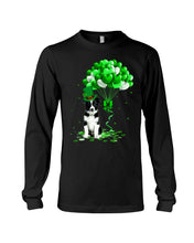 Load image into Gallery viewer, Border Collie Patrick Balloons St. Patrick's Day Color Changing Mug Unisex Long Sleeve
