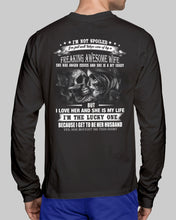 Load image into Gallery viewer, Amazing Gift For Husband She Love Me So Much Skull Unisex Long Sleeve

