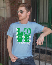 Load image into Gallery viewer, Teaching Love Clover St Patrick's Day Gift Guys Tee
