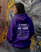 Load image into Gallery viewer, Five Things You Should Know About Mom Hoodie
