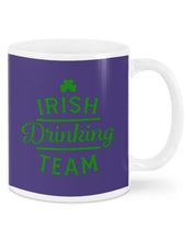 Load image into Gallery viewer, Irsih Drinking Team Green Shamrock St Patrick's Day Mug
