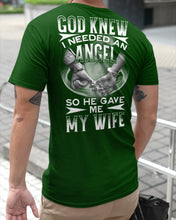 Load image into Gallery viewer, God Knew I Needed An Angel Gift For Husband Guys Tee
