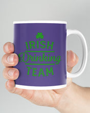 Load image into Gallery viewer, Irsih Drinking Team Green Shamrock St Patrick's Day Mug
