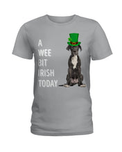 Load image into Gallery viewer, Great Dane Irish Today Green St. Patrick's Day Printed Mug Ladies Tee
