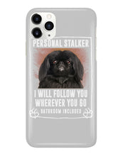 Load image into Gallery viewer, Black Pekingese Personal Stalker St. Patrick's Day Printed Mug Phone case

