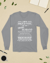 Load image into Gallery viewer, I Am A Proud Wife Of An Irish Husband Gift For Family Unisex Long Sleeve
