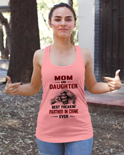 Load image into Gallery viewer, Mom And Daughter Best Freaking Partner In Crime Ever Ladies Flowy Tank
