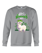 Load image into Gallery viewer, Lovely Llama Clover Garden Happy St Patrick's Day Gift For Llama Lovers Sweatshirt
