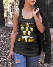 Load image into Gallery viewer, I Like To Have At Least Practice Beer Meaningful Gift Ladies Flowy Tank
