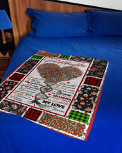 Load image into Gallery viewer, Christmas Decoration My Love For You Is Forever Gift For Granddaughter Fleece Blanket
