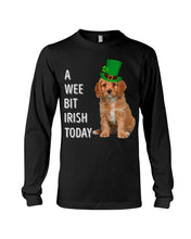 Load image into Gallery viewer, Cavapoo Irish Today Green St. Patrick's Day Printed Mug Unisex Long Sleeve
