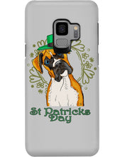 Load image into Gallery viewer, Boxer With Top Hat Pattern St Patrick's Day Gift For Dog Lovers Phone case
