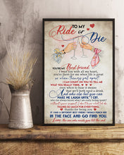 Load image into Gallery viewer, Thank So Much For Everything Meaningful Gift For My Ride Or Die Vertical Poster

