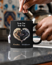 Load image into Gallery viewer, Horses From Our First Kiss Custom Name Gift For Girlfriend Mug

