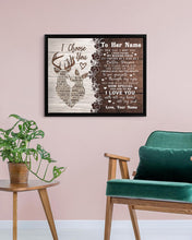 Load image into Gallery viewer, How Special You Are To Me Elk Custom Name Gift For Girlfriend Framed Matte Canvas
