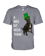 Load image into Gallery viewer, Patterdale Terrier Irish Today St. Patrick's Day Printed Mug Guys V-Neck
