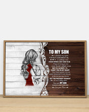 Load image into Gallery viewer, I Closed My Eyes Mom Gift For Son A Hug Horizontal Poster
