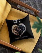 Load image into Gallery viewer, Horses From Our First Kiss Custom Name Gift For Girlfriend Pillow Cover
