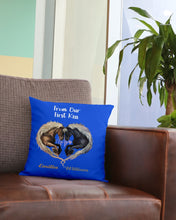 Load image into Gallery viewer, Horses From Our First Kiss Custom Name Gift For Girlfriend Pillow Cover
