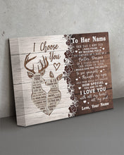 Load image into Gallery viewer, How Special You Are To Me Elk Custom Name Gift For Girlfriend Matte Canvas
