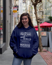 Load image into Gallery viewer, I Am A Proud Wife Of An Irish Husband Gift For Family Hoodie
