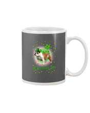 Load image into Gallery viewer, Bulldog Leprechaun Clover St Patrick's Day Gift For Dog Lovers Mug

