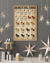Load image into Gallery viewer, Colors Of Bull Terrier Gift For Dog Lovers Vertical Poster
