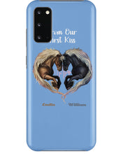 Load image into Gallery viewer, Horses From Our First Kiss Custom Name Gift For Girlfriend Phone case

