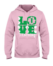 Load image into Gallery viewer, Teaching Love Clover St Patrick's Day Gift Hoodie

