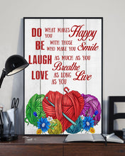 Load image into Gallery viewer, Crocheting Love As Long As You Live Meaningful Gift Vertical Poster
