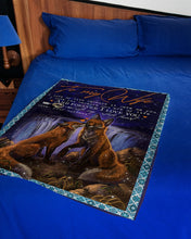 Load image into Gallery viewer, Fox You Are My Life Gift For Wife Fleece Blanket
