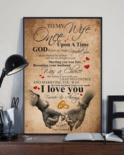 Load image into Gallery viewer, God Knew My Heart Needed You Gift For Wife Vertical Poster

