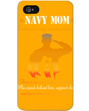 Load image into Gallery viewer, Son Gift For Navy Mom Behind Every Strong Soldier Phone case
