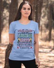 Load image into Gallery viewer, Perfect Gift For Husband Christmas Punch You In The Threat Ladies Tee
