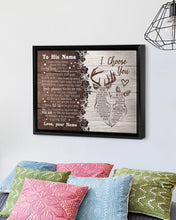 Load image into Gallery viewer, You Are My Life Wild Deer Custom Name Gift For Life Partner Framed Matte Canvas
