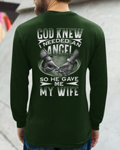 Load image into Gallery viewer, God Knew I Needed An Angel Gift For Husband Unisex Long Sleeve
