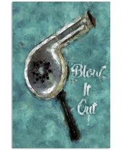 Load image into Gallery viewer, Oil Painting Blow It Out Meaningful Gift For Hairdresser Vertical Poster
