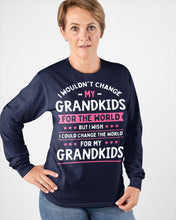 Load image into Gallery viewer, I Could Change The World For My Grandkids Unisex Long Sleeve
