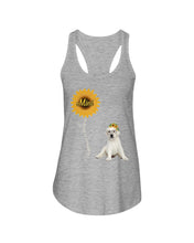 Load image into Gallery viewer, White Labrador Mimi Sunshine Dog Lovers St. Patrick's Day Printed Mug Ladies Flowy Tank
