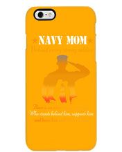 Load image into Gallery viewer, Son Gift For Navy Mom Behind Every Strong Soldier Phone case

