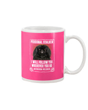 Load image into Gallery viewer, Black Pekingese Personal Stalker St. Patrick's Day Printed Mug Mug
