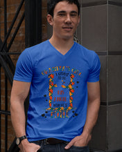 Load image into Gallery viewer, Gift For Autism Angel Grandma I Used To Be His Angel Now He's Mine Guys V-Neck
