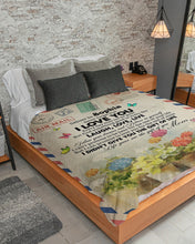 Load image into Gallery viewer, Custom Name Gift For Daughter Sophia Laugh Love Live Sherpa Blanket
