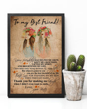Load image into Gallery viewer, When I Didn't Even Want To Smile Gift For Best Friend Vertical Poster
